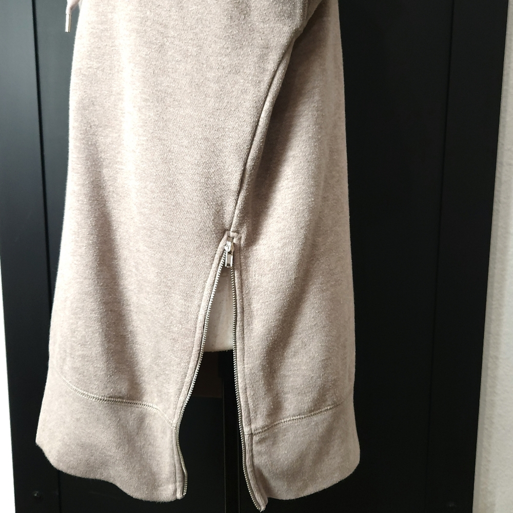 Aerie Beige Oversized Hoodie With Zippers on The Side Size Small - Picture 9 of 12